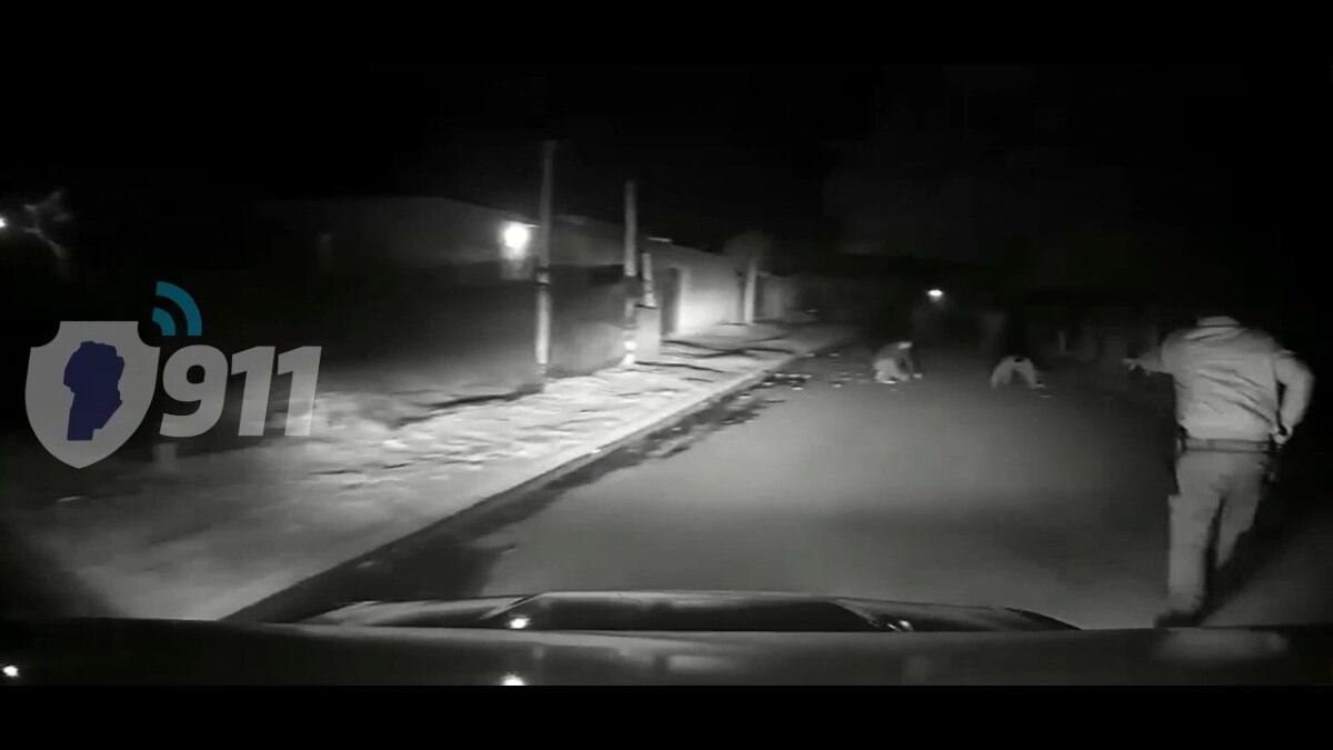 Video: una persecución policial “de película” terminó con dos detenidos y un efectivo herido