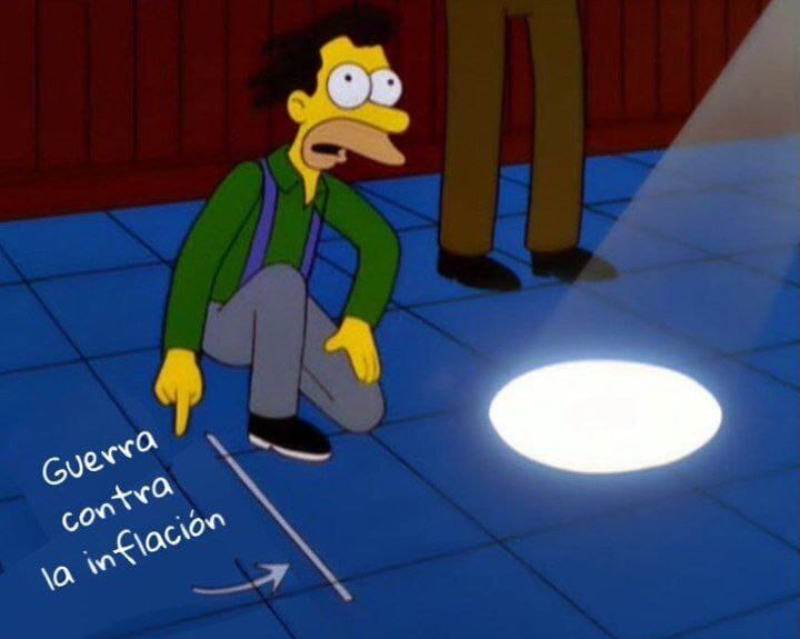 Los memes respecto de la frase de Alberto Fernández sobre "la guerra contra la inflación" inundaron las redes sociales.