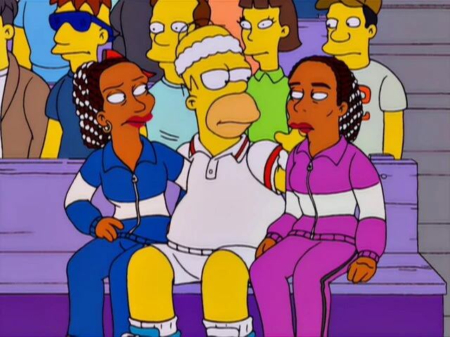 Las hermanas Williams en Los Simpson