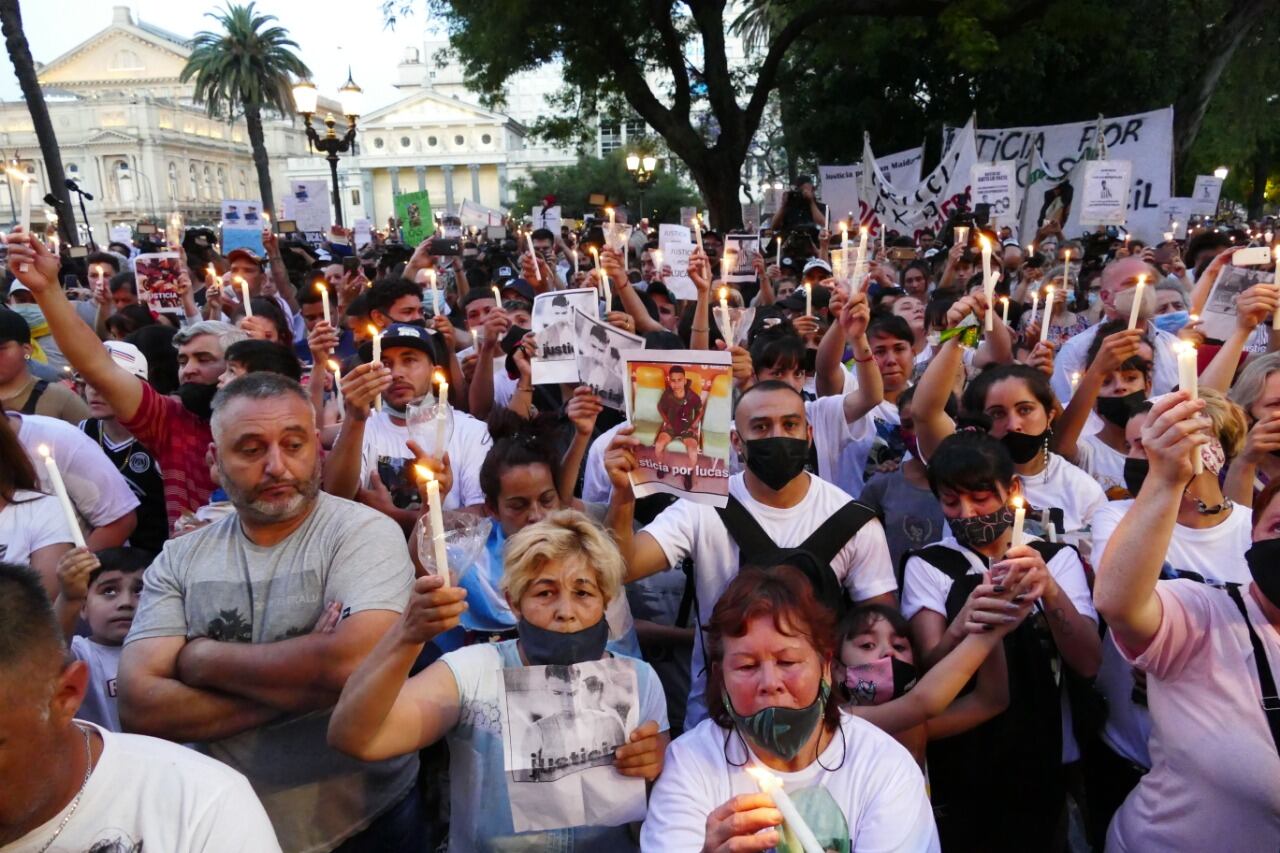 Realizaron una marcha para pedir justicia por Lucas González