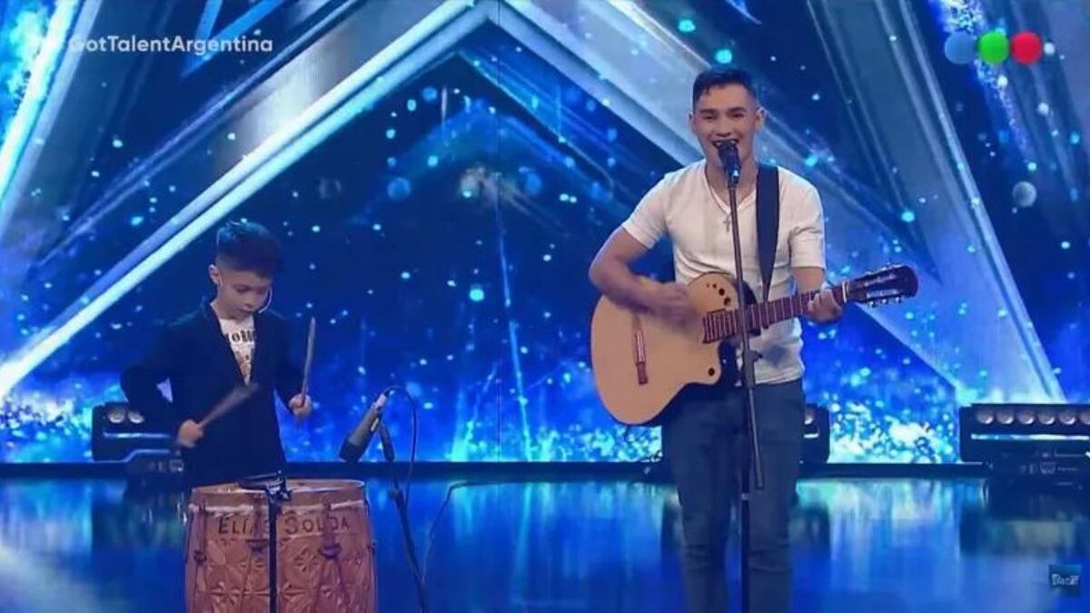 Pequeño mendocino tocó el bombo junto a su padre y se ganó el corazón del jurado de Got Talent Argentina