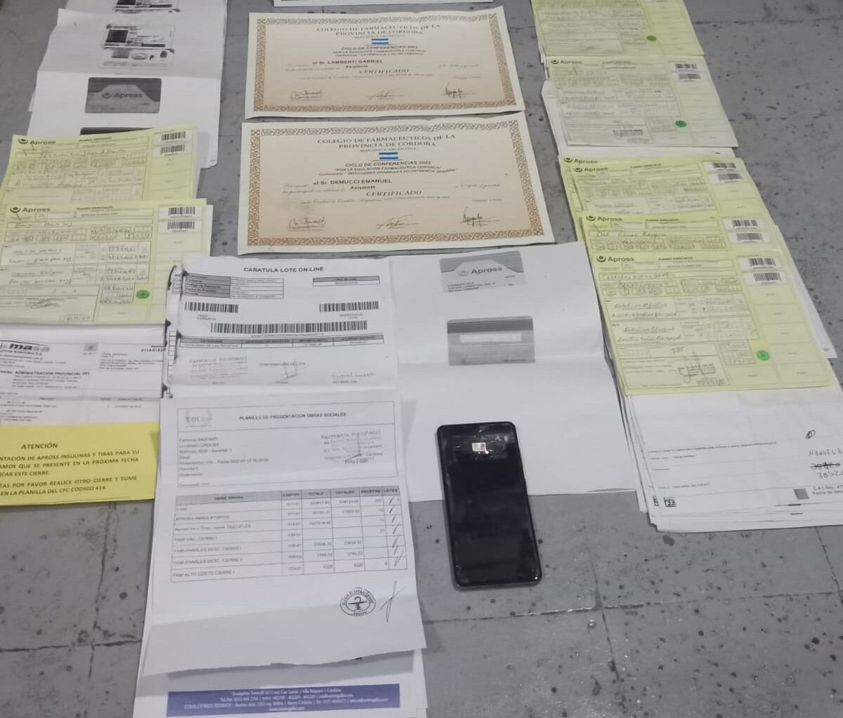 Estafa al Apross: detuvieron al dueño de una farmacia por presuntas recetas falsas