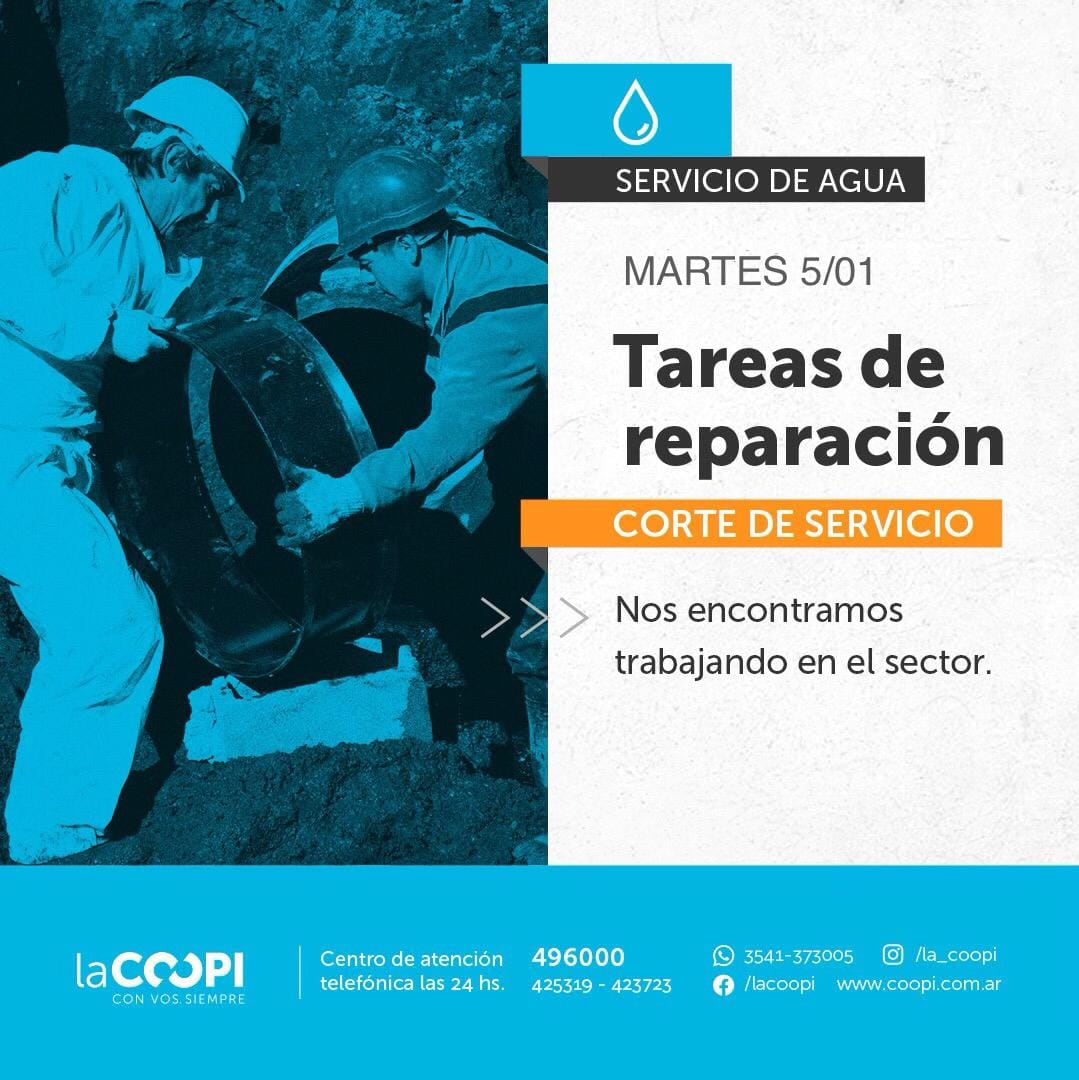 Tareas de reparación. Coopi