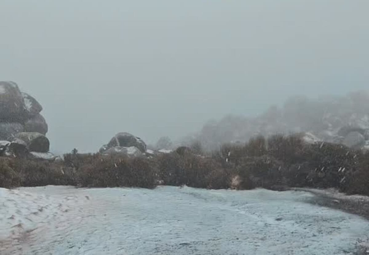Se registró nieve en las Altas Cumbres: qué dice el pronóstico extendido para Córdoba