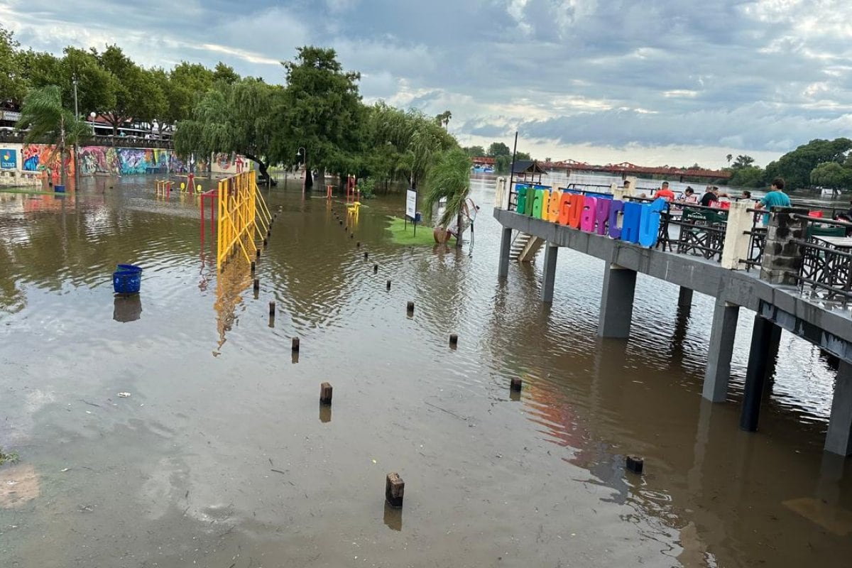 Creciente del río Gualeguaychú