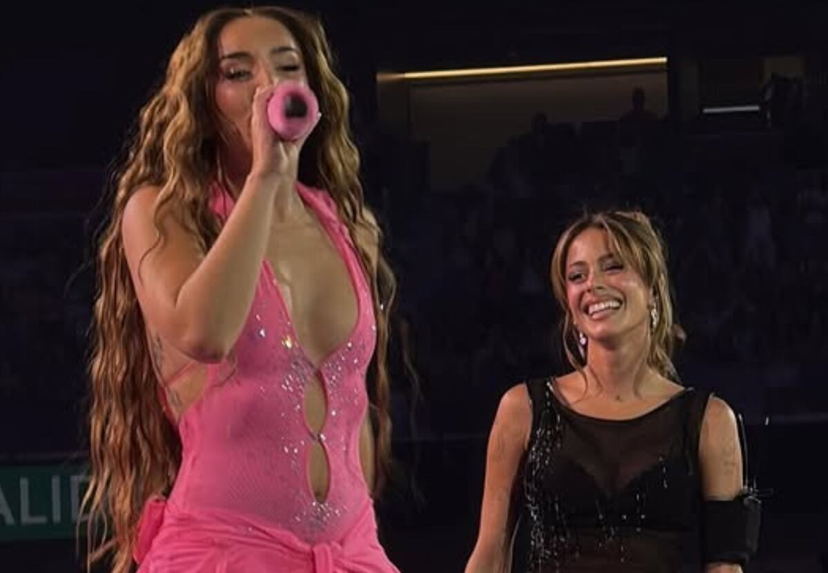 Tini Stoessel sorprendió al cantar en un show de Lola Índigo en Madrid y causó sensación