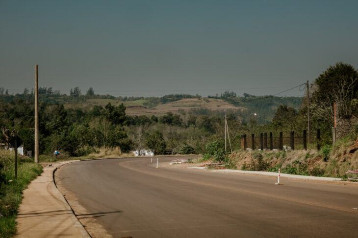 La Dirección Provincial de Vialidad ejecuta obras en El Soberbio.