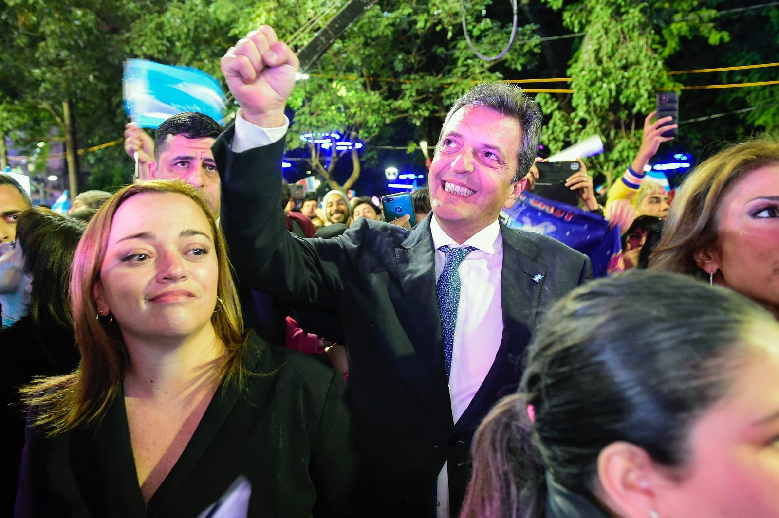 Sergio Massa, en campaña.