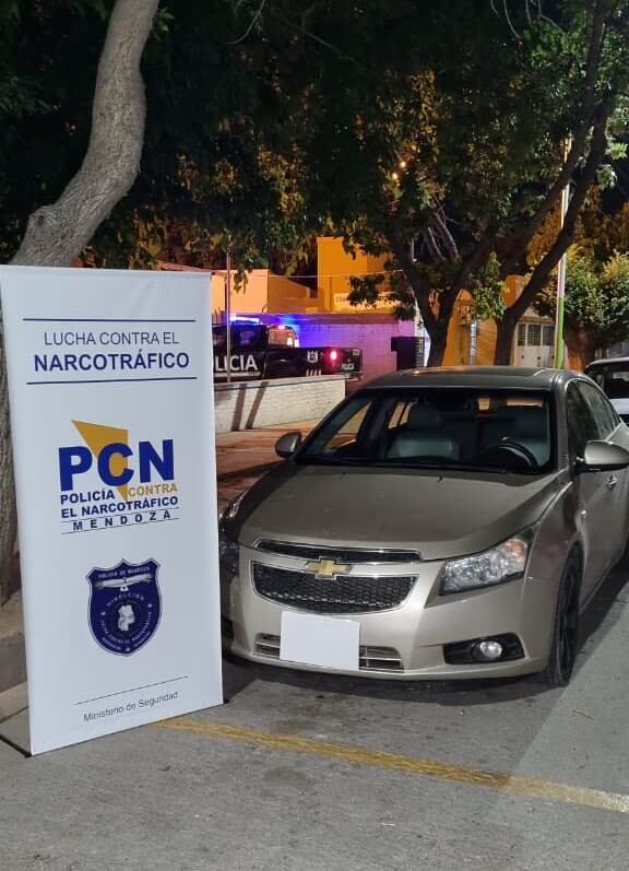 La policía antinarcóticos incautó cocaína y marihuana en San Martín y Las Heras.