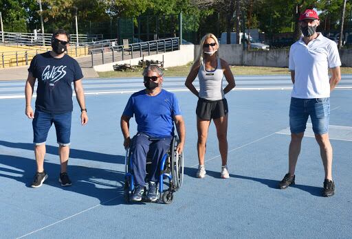 El Seleccionado de Atletismo Adaptado entrena en CDU