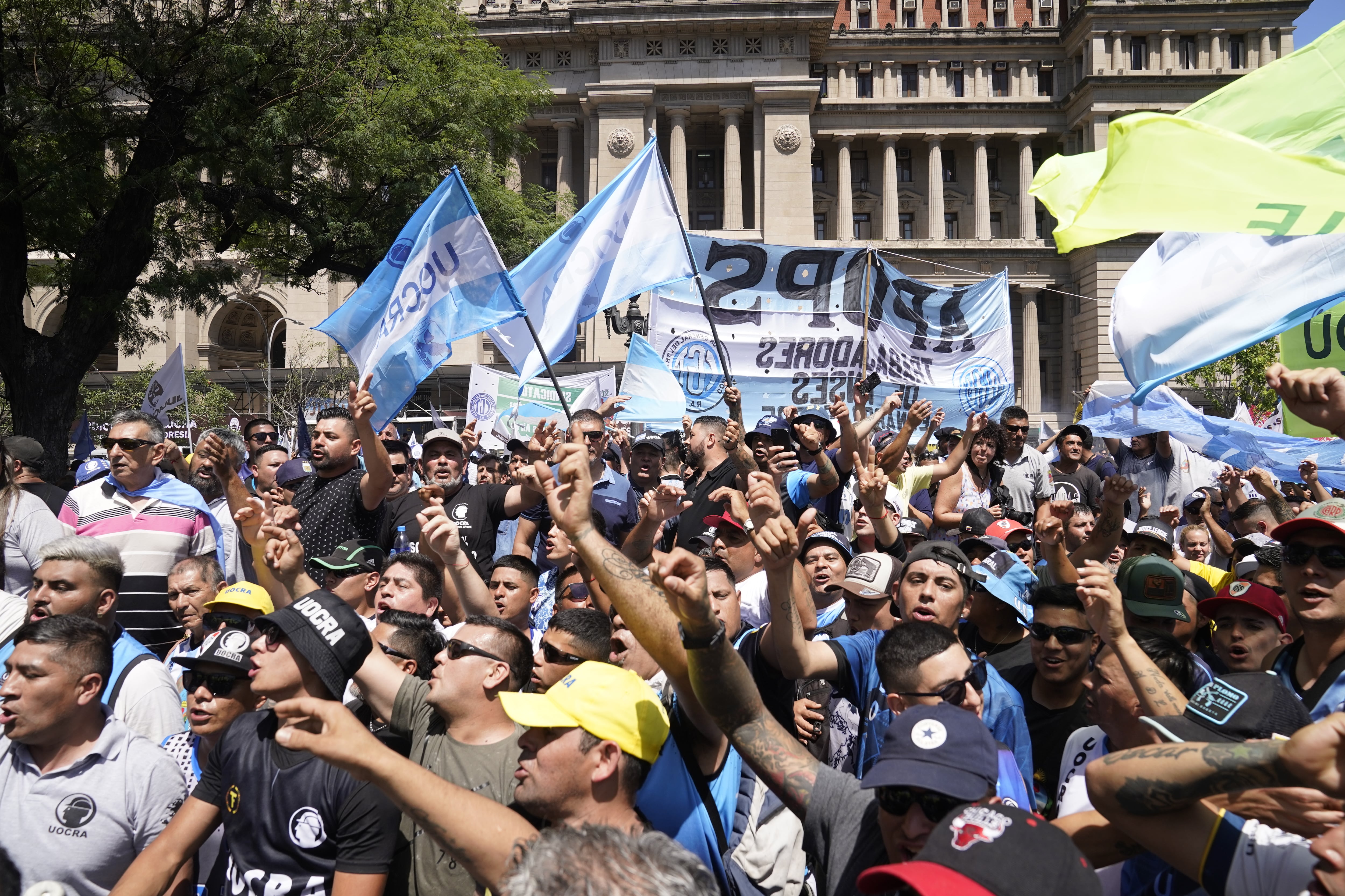 Protestas contra el Gobierno.