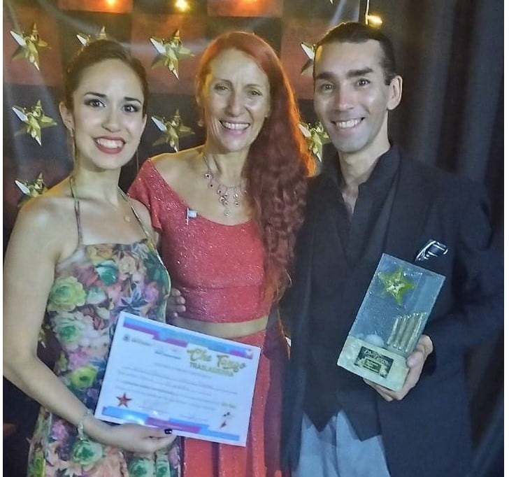 Horacio Herrera de Arroyito y Sabrina Ramos de Buenos Aires Primer Puesto Tango Profesionales