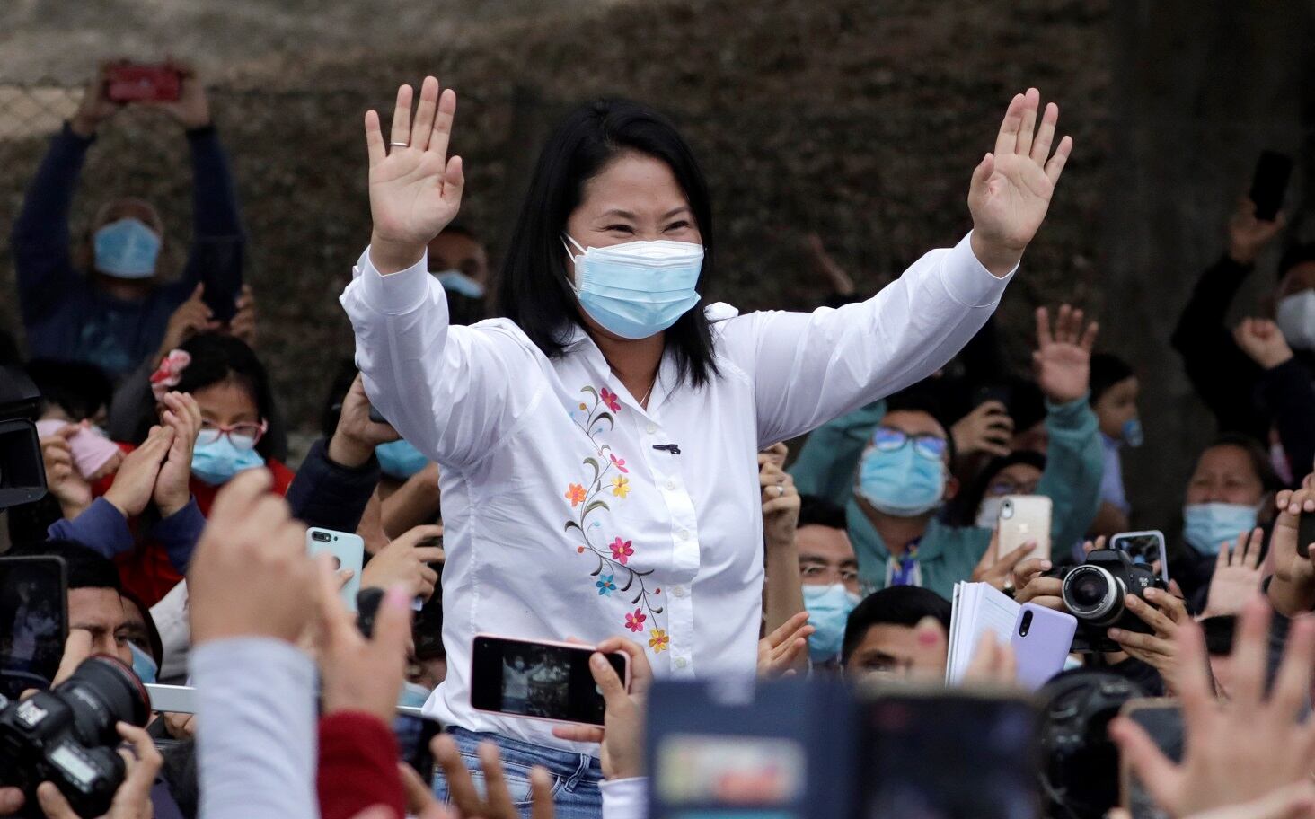 Keiko Fujimori, candidata presidencial en Perú