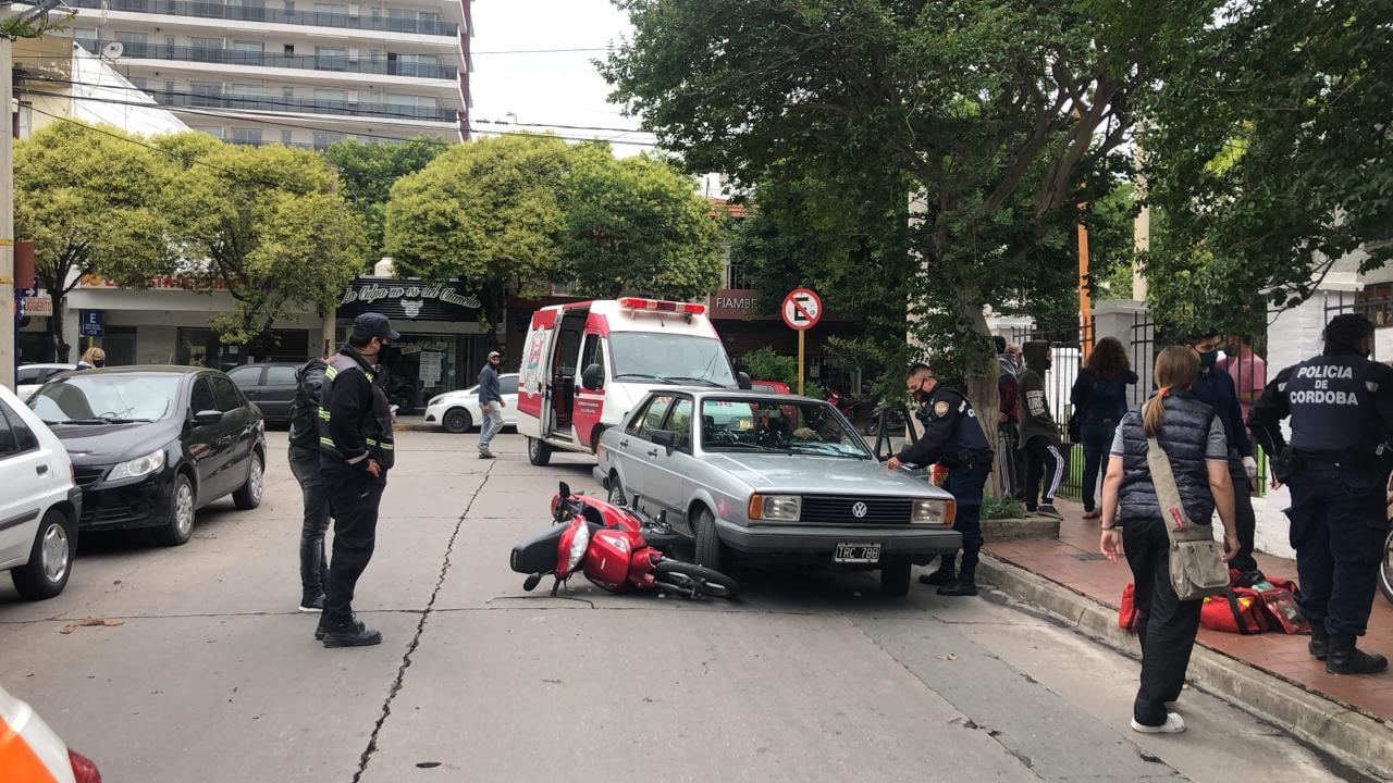 La calzada entre Juan B. justo y Lisandro de la Torre, permaneció cortada por unos momentos.