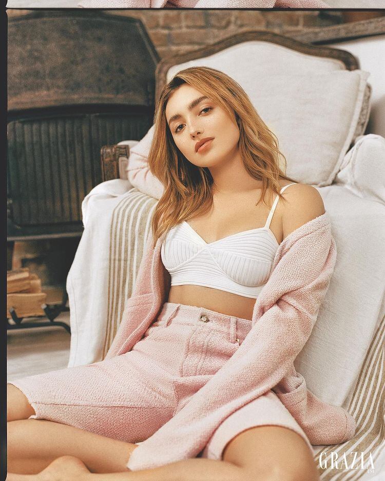 Peyton List en sesión de fotos.