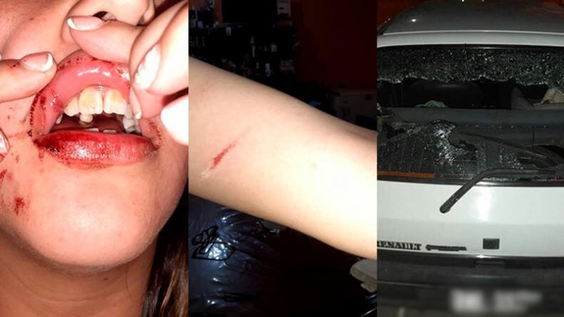 La mujer sufrió un violento ataque por parte de su excuñado.