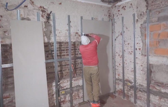 Avanza la obra del aula escuela del Hospital de Tres Arroyos