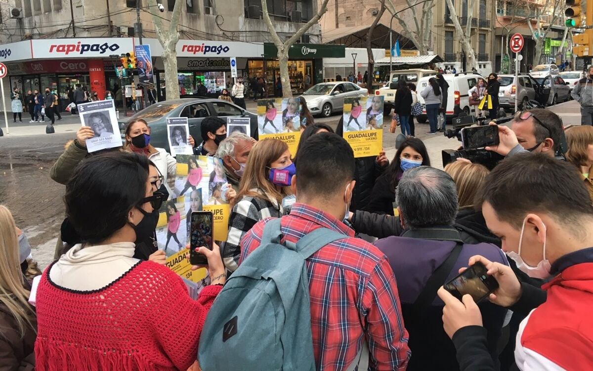 En Mendoza reclamaron por la aparición con vida de Guadalupe