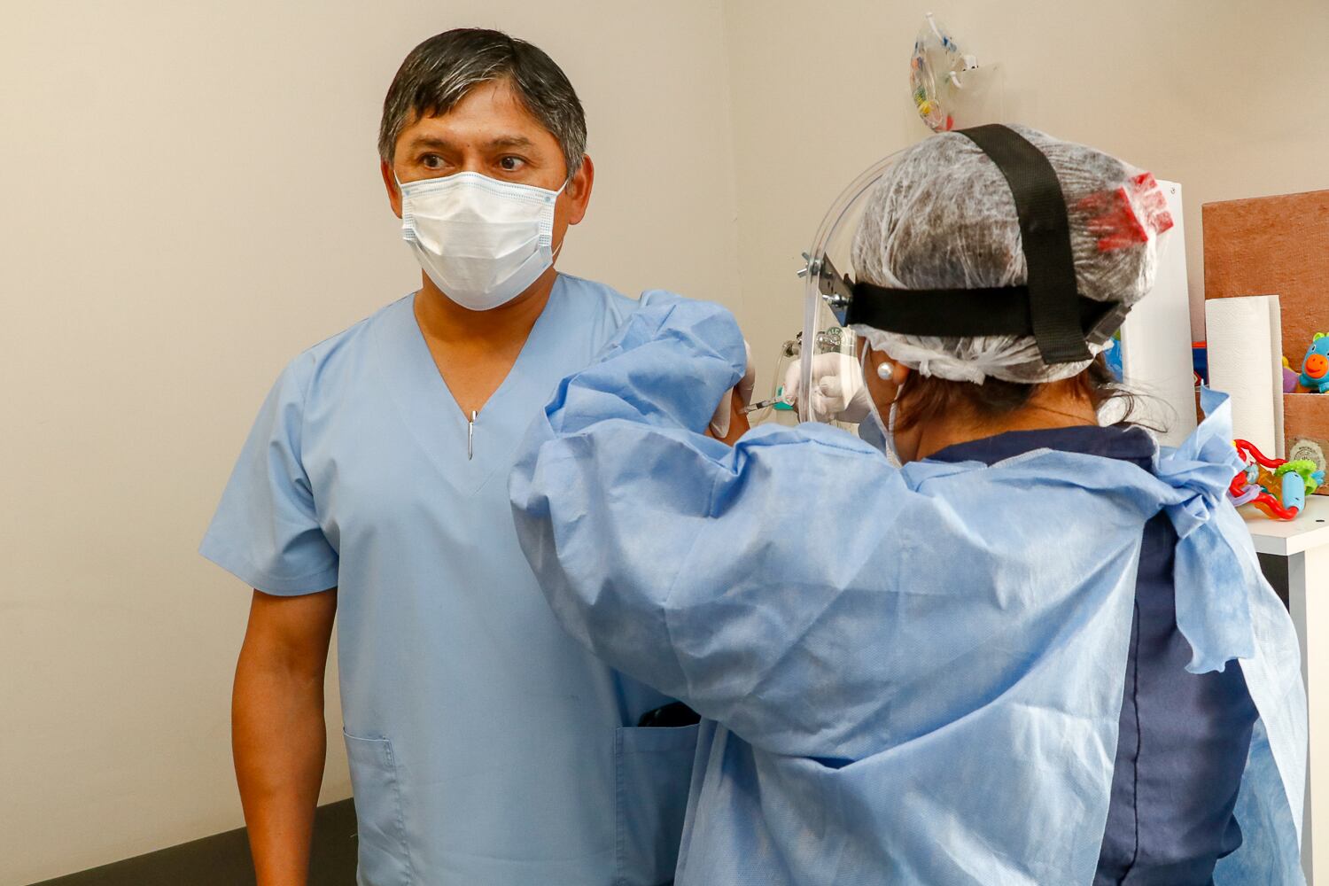 Vacunación de servicio de salud en Gualeguaychú