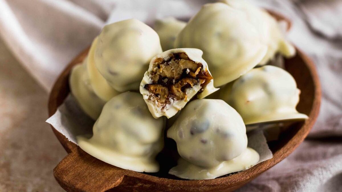 Bocaditos de nuez y dulce de leche, una receta ideal para el finde con solo tres ingredientes