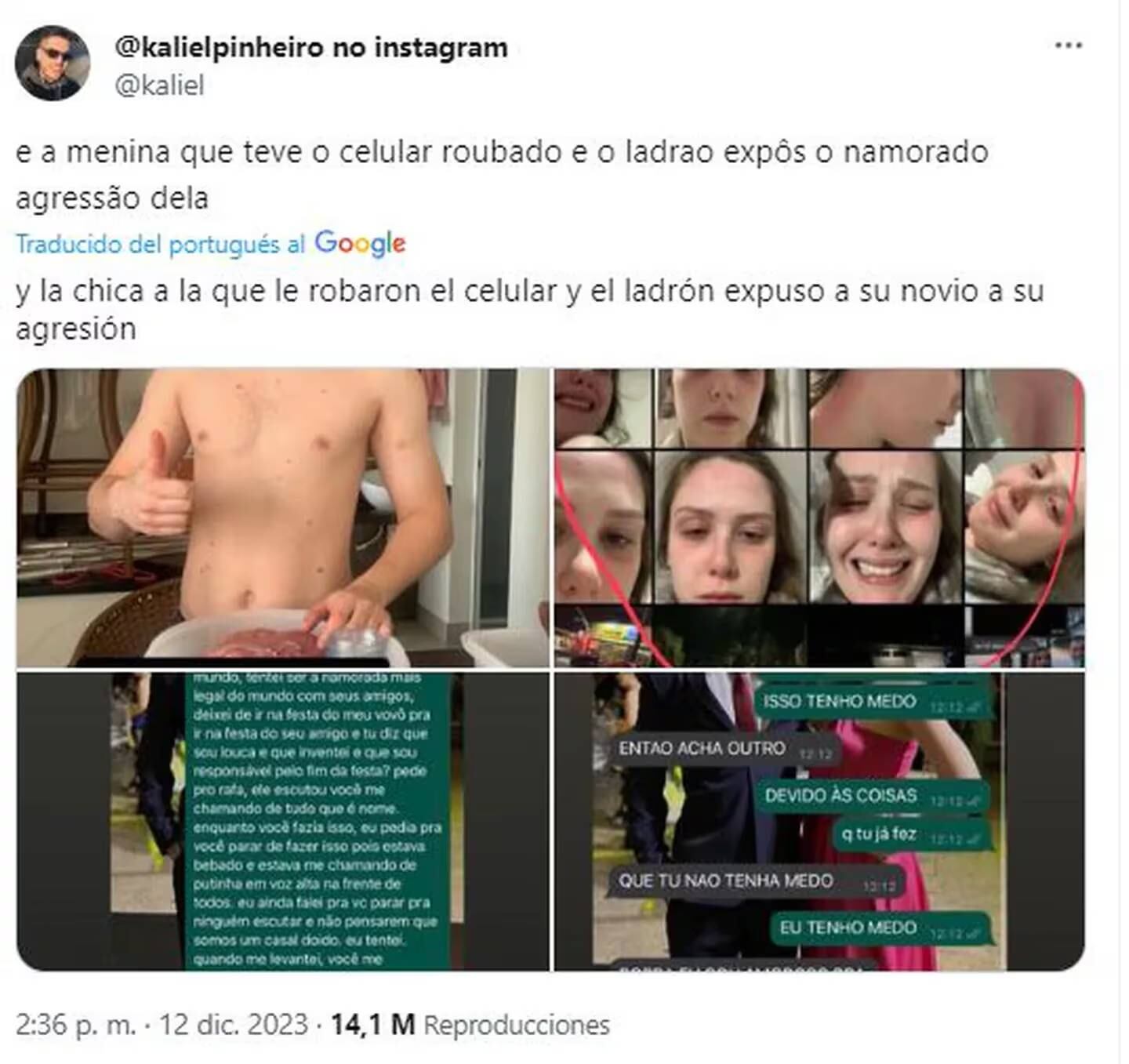 El hecho ocurrió en Brasil.