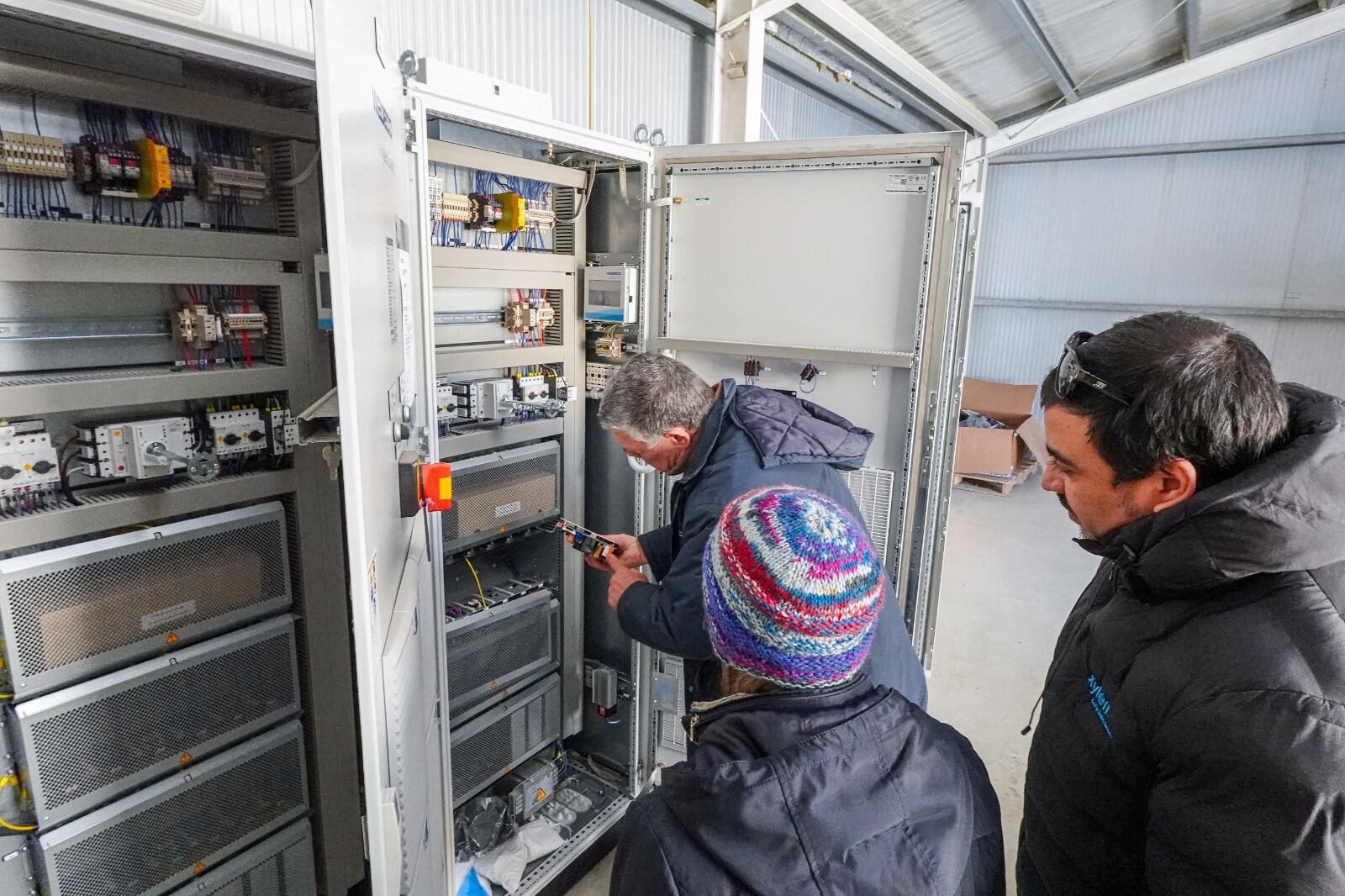 La DPOSS instaló un innovador sistema de desinfección en la futura planta Arroyo Grande