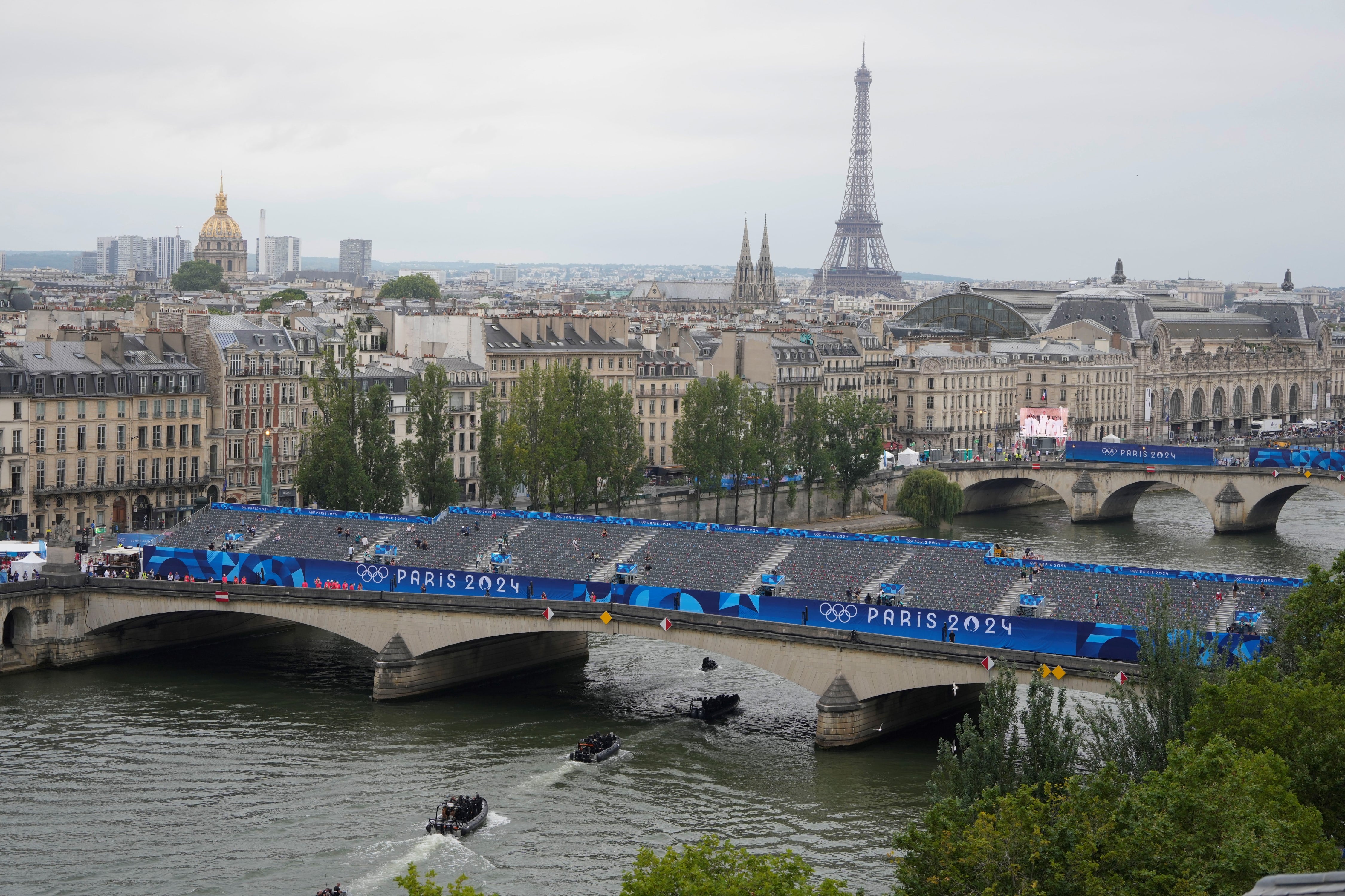 Comenzaron los Juegos Olímpicos de París 2024. (AP)