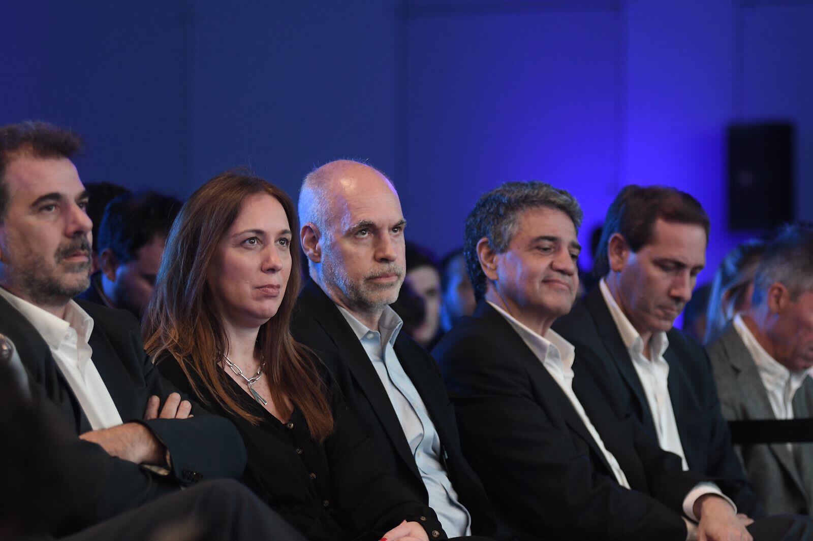 Vidal y Rodríguez Larreta en el lanzamiento del libro