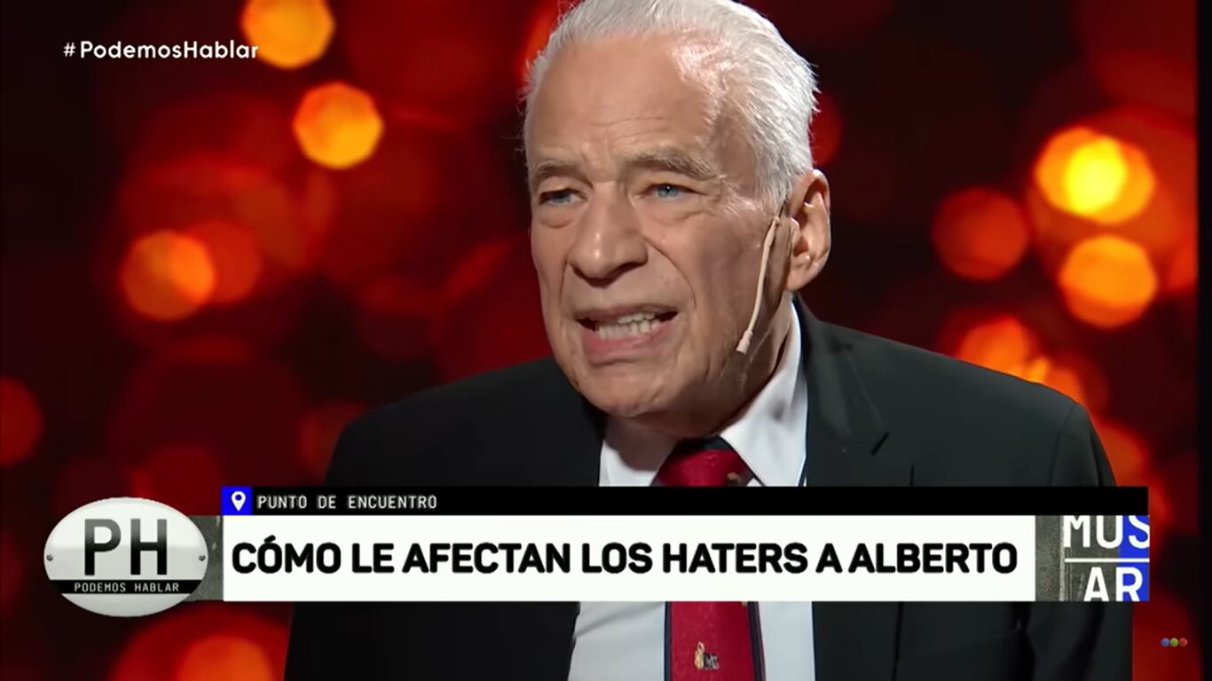 Alberto Cormillot le hizo frente a las críticas por tener un hijo a los 80 años en “Podemos Hablar”.