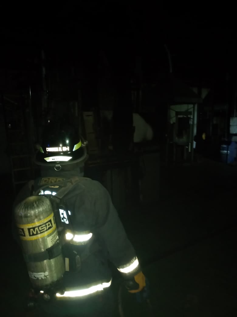 Incendio en uno de los hornos de ETMA