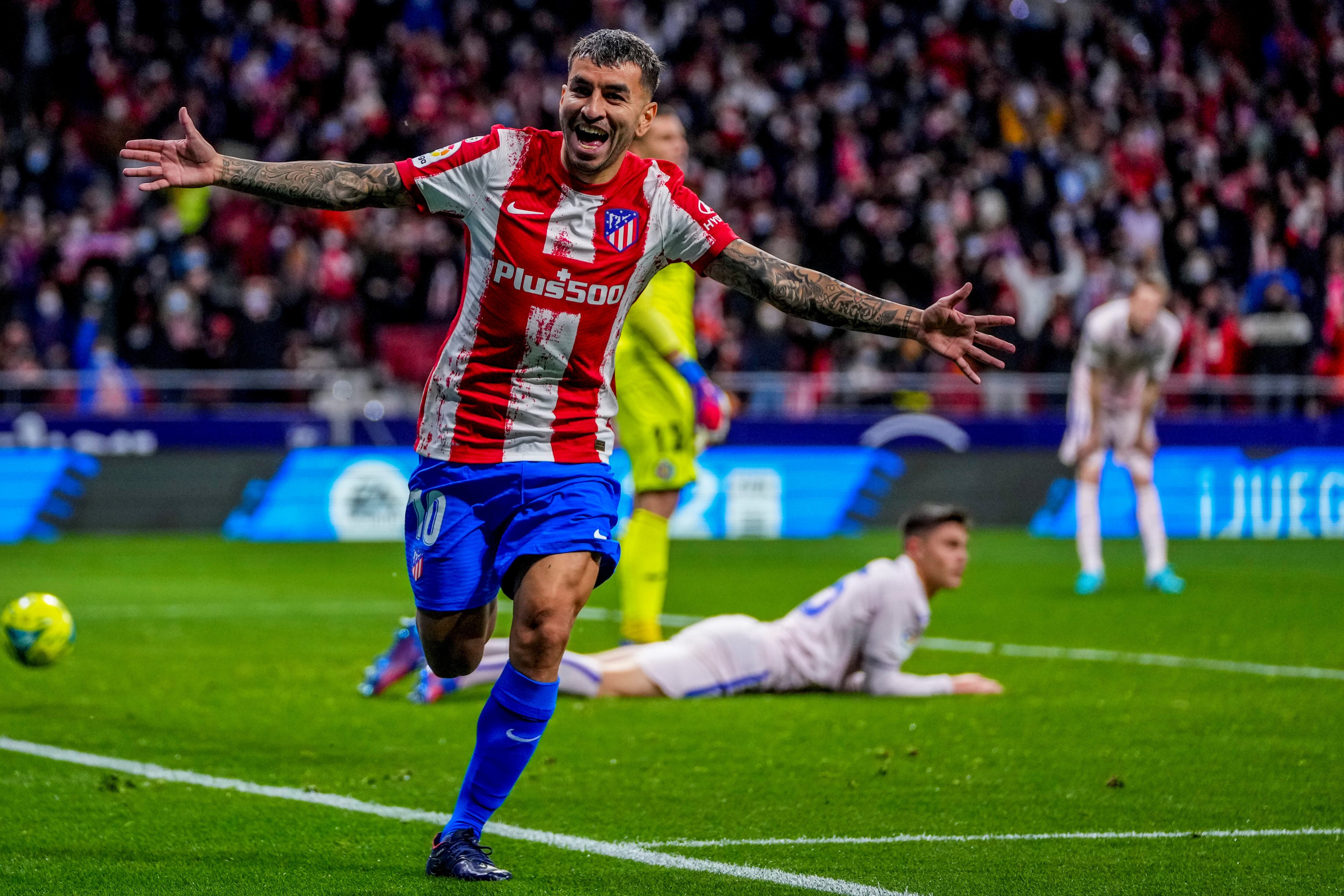 Ángel Correa fue figura en el partido ante Getafe. (AP / Manu Fernandez)