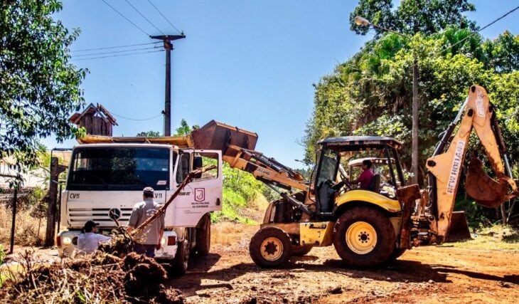 Eldorado: continúa lo trabajos de mejoras  viales en el municipio