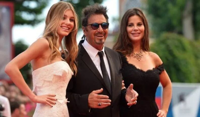 Camila Morrone, Al Pacino y Lucila Polak.