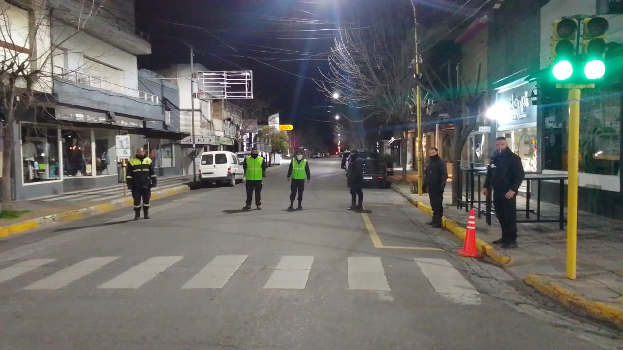 controles de tránsito en Tres Arroyos durante los fines de semana