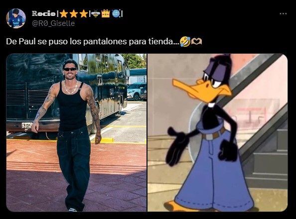 Los mejores memes sobre el look de Rodrigo De Paul