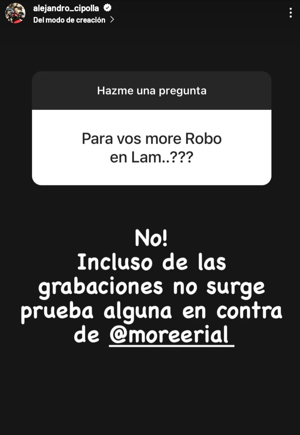 La respuesta del abogado de More Rial.