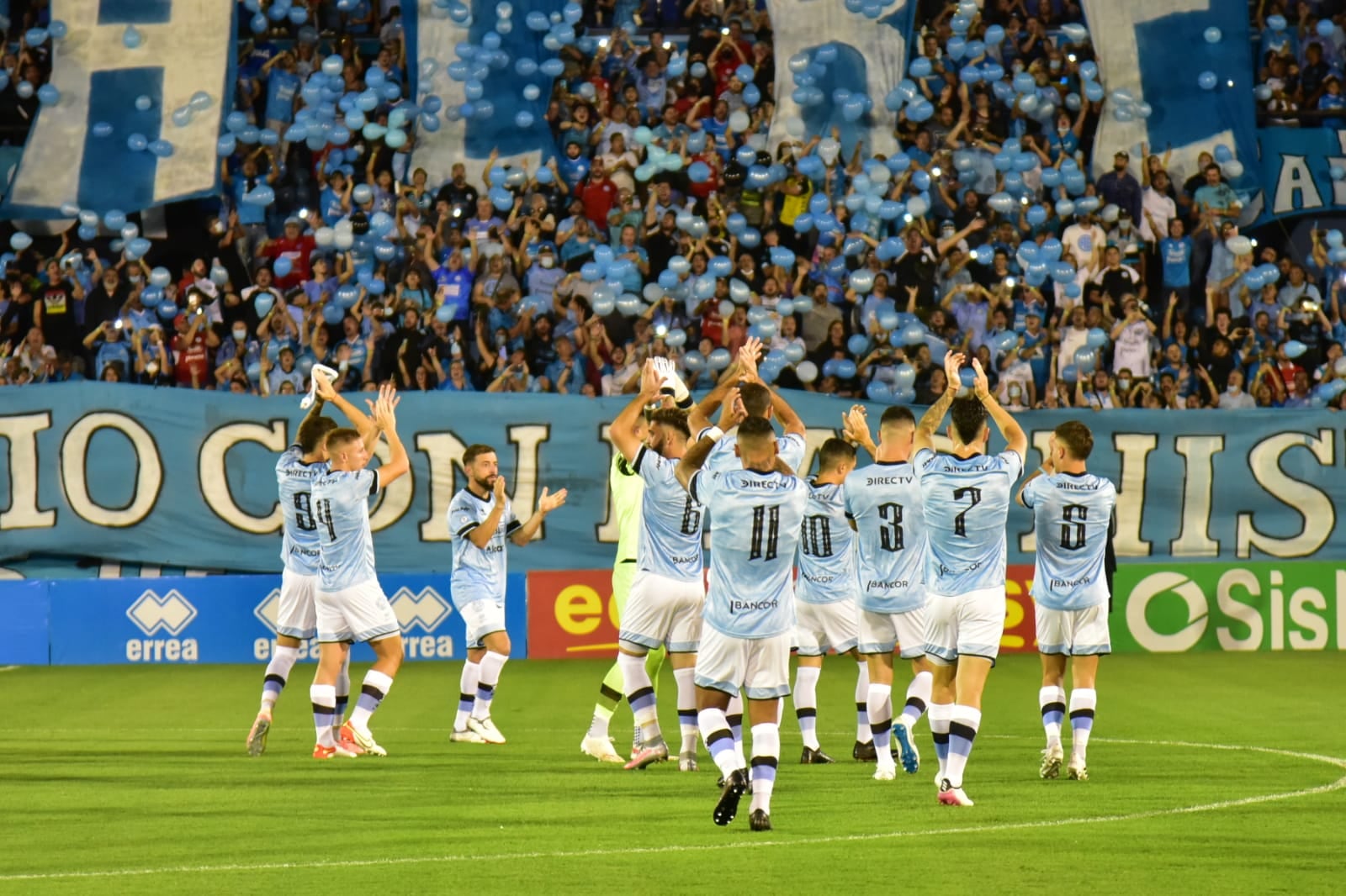 Belgrano y San Martín de San Juan, en cotejo válido por la quinta fecha de la Primera Nacional 2022. (Facundo Luque / La Voz).