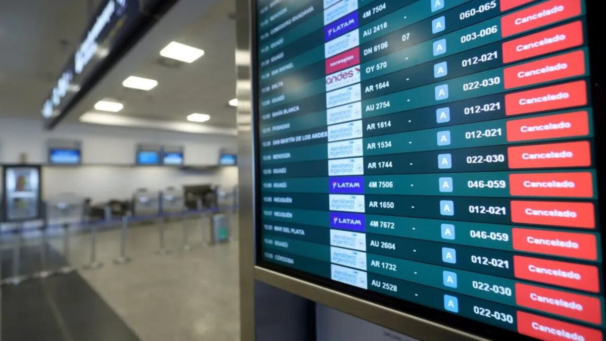 Demoras y cancelaciones de vuelo: hasta qué hora será el “paro parcial” de los Aeronavegantes en Aeroparque y Ezeiza