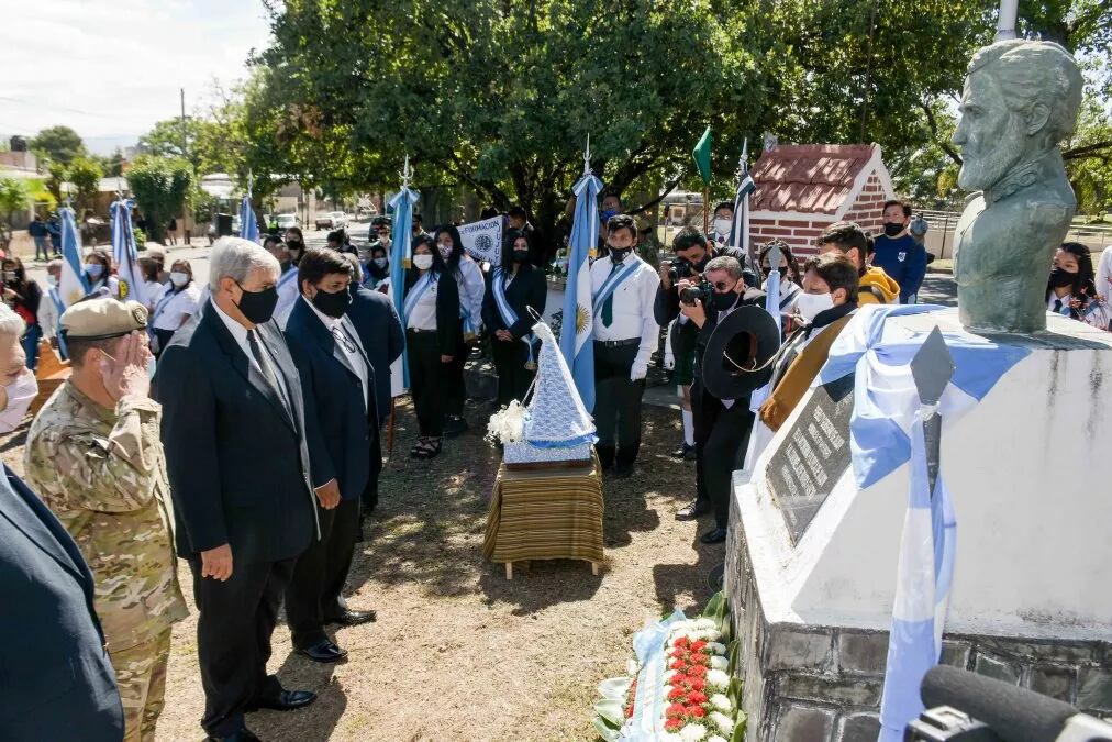 En su homenaje a Fascio y los protagonistas del 18 de noviembre de 1834, Haquim resaltó que "la independencia de la provincia" marcó un hito en el histórico reclamo de federalismo en la naciente república.