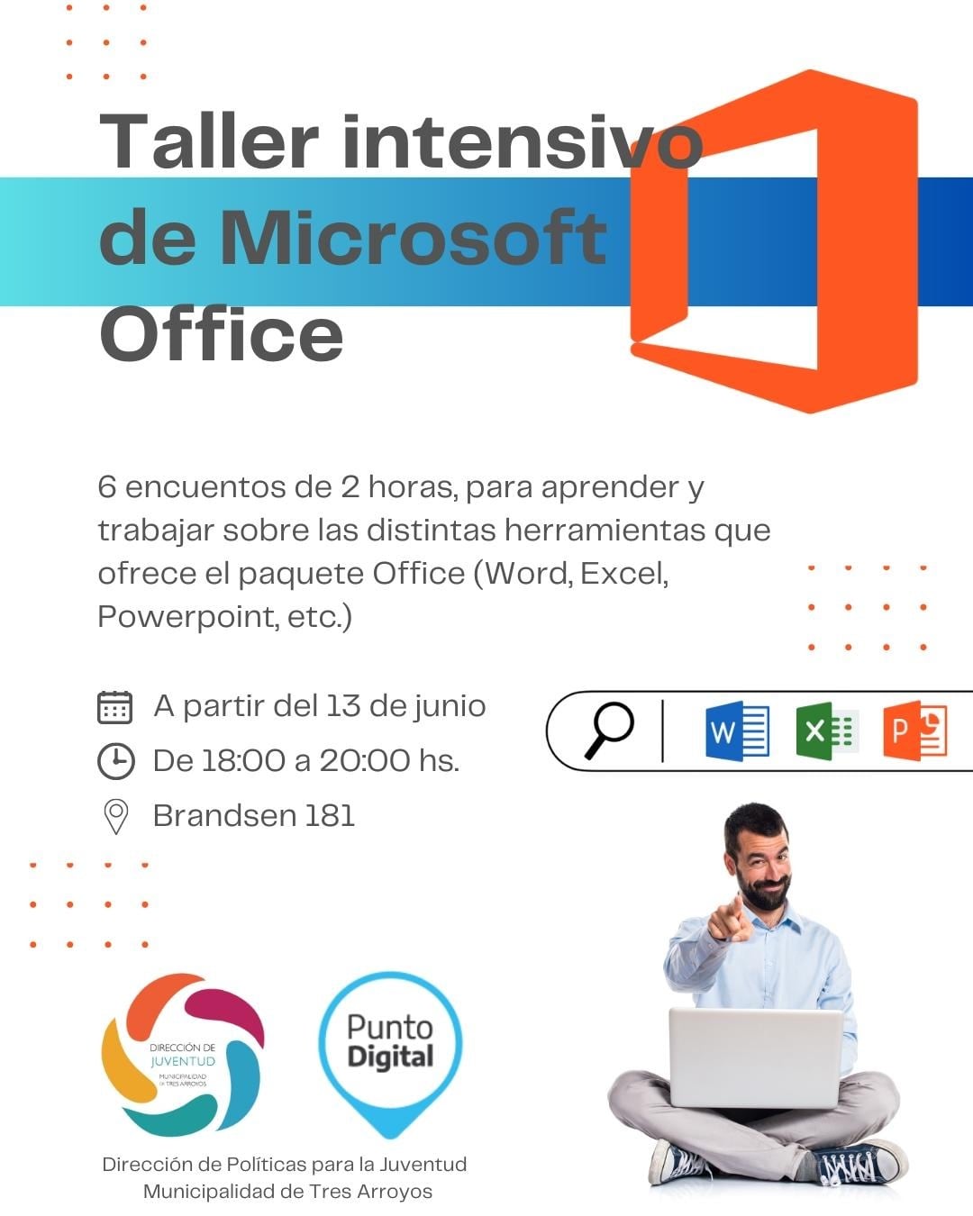 Taller Intensivo de Microsoft Office de la Dirección de Políticas para la Juventud de Tres Arroyos