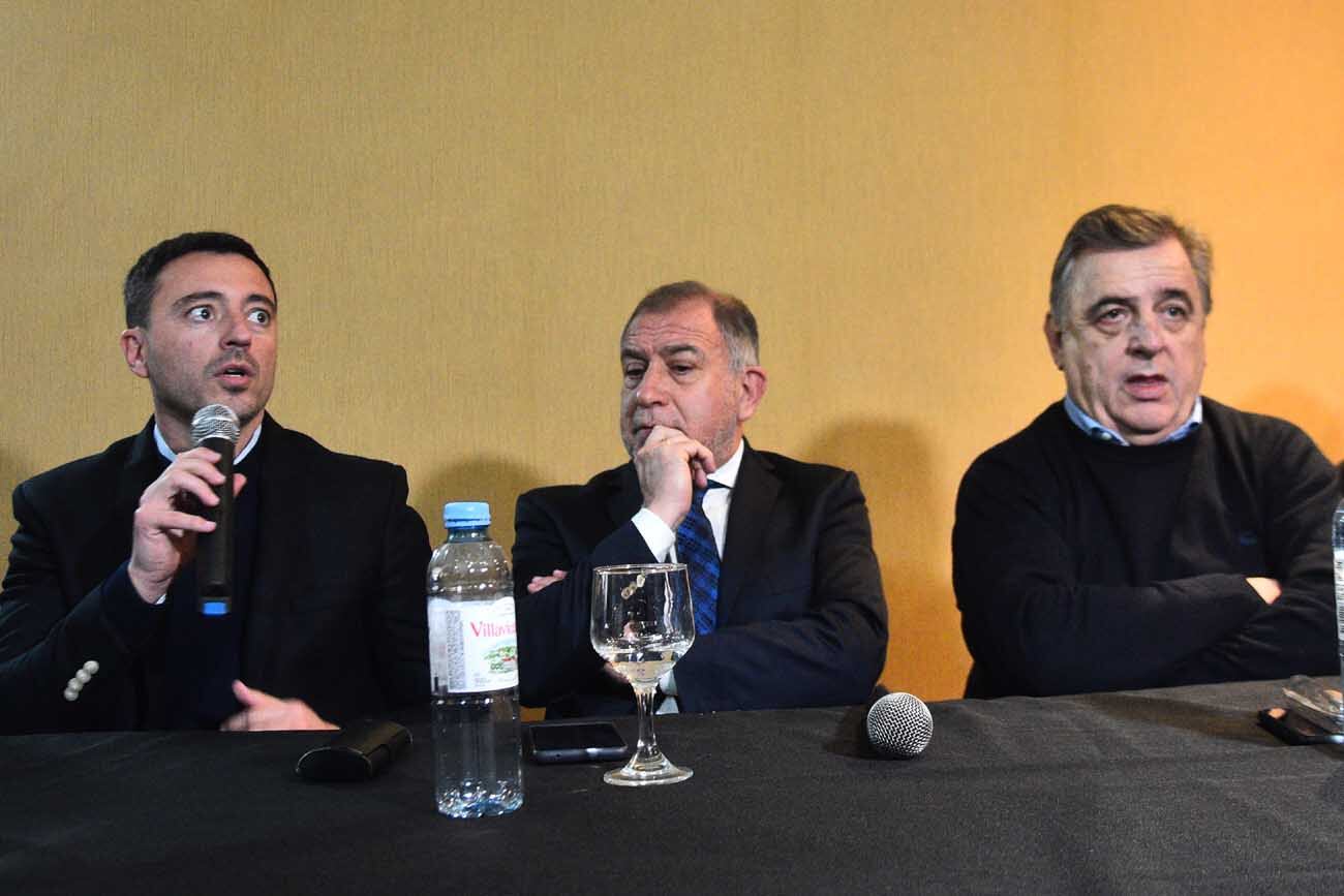 Rodrigo de Loredo, Luis Juez y Mario Negri.