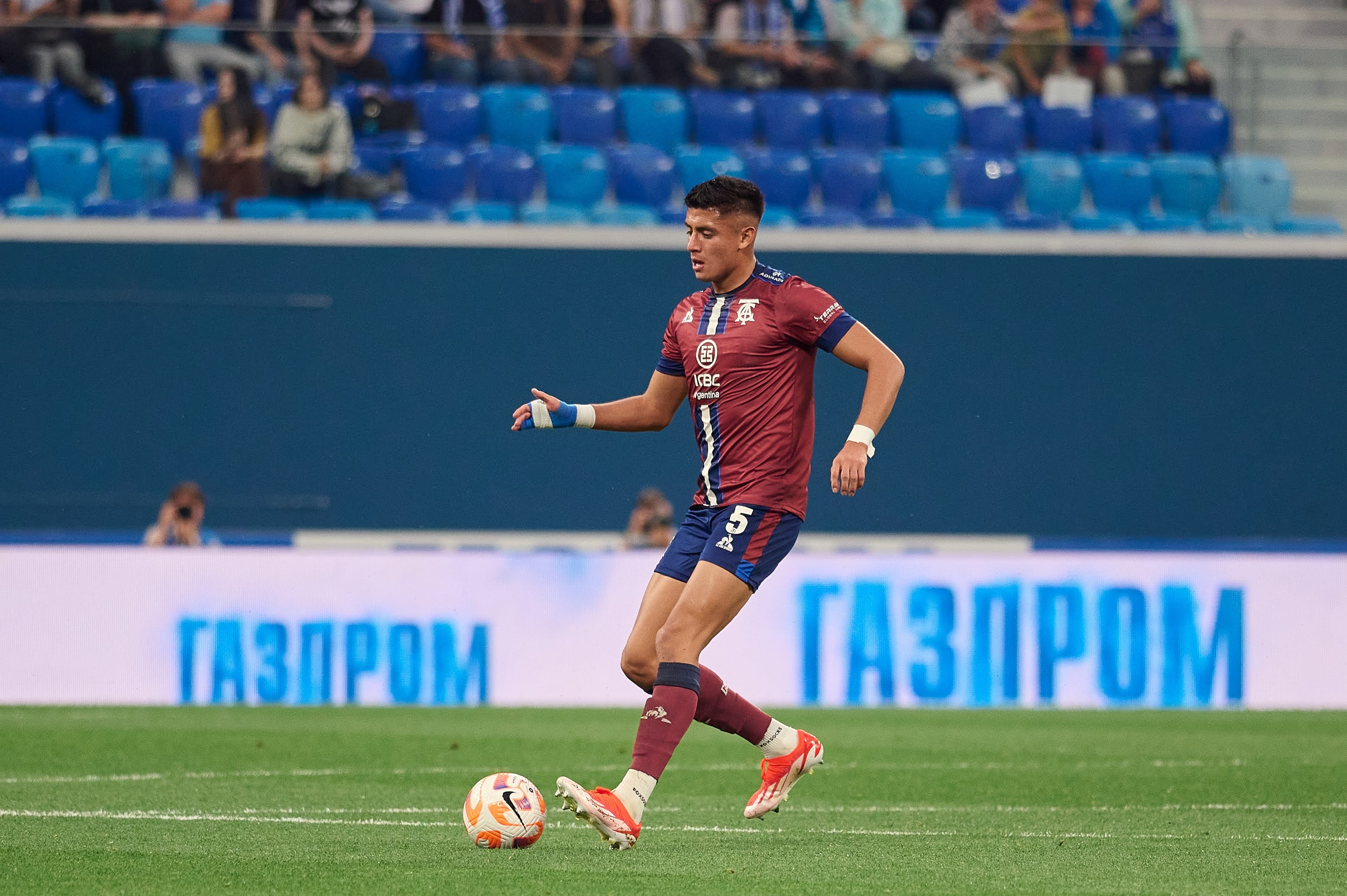 Kevin Mantilla habló al final del encuentro entre Talleres y Zenit.