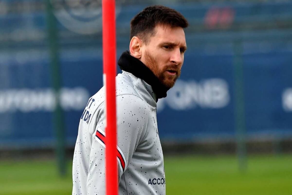 El enojo de Lionel Messi por una patada de Sergio Ramos en el entrenamiento del PSG