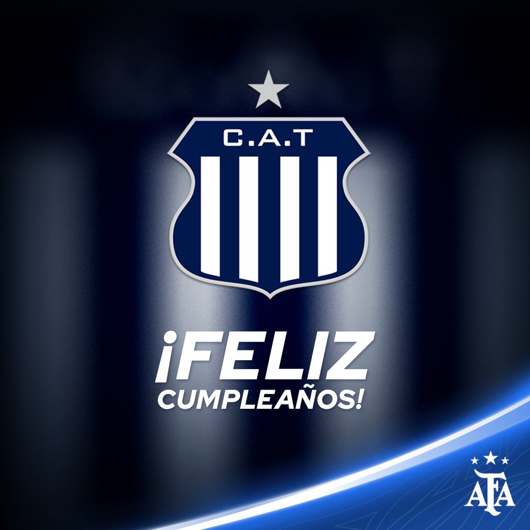 El mensaje de la AFA para Talleres por su aniversario 111.