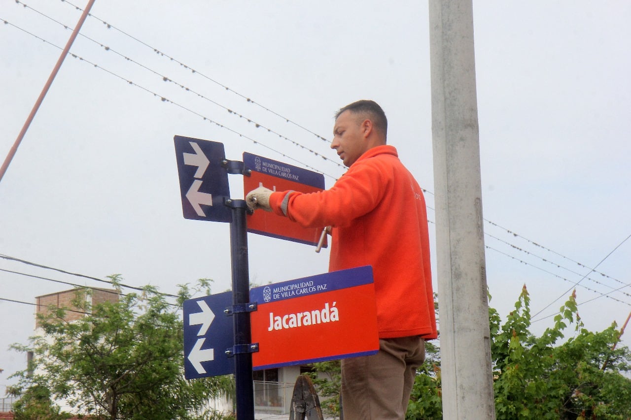 Nueva señalizacion en Barrio La Quinta