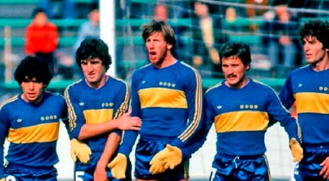 Tigre Gareca en el Boca de los 80