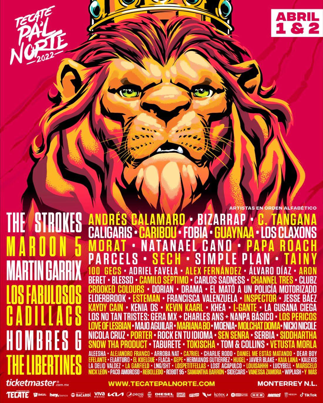 Bizarrap, L-Gante, Nicki Nicole y Khea estarán en el festival Tecate Pal Norte 2022