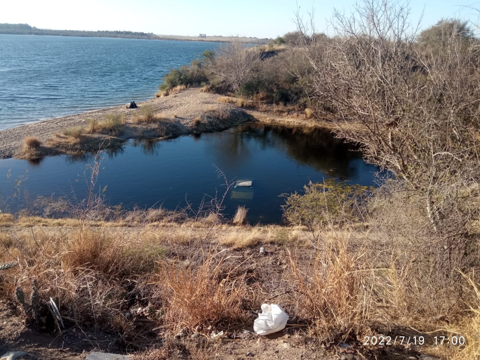 (LV16.com) Almafuerte, lago piedras moras.