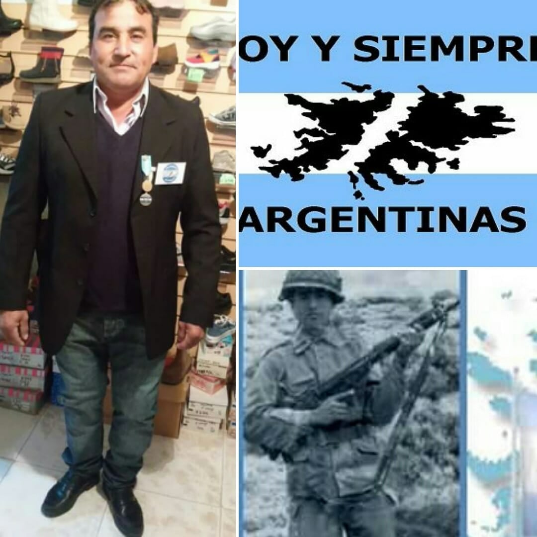 Miguel Calderón veterano de la Guerra de Malvinas Arroyito