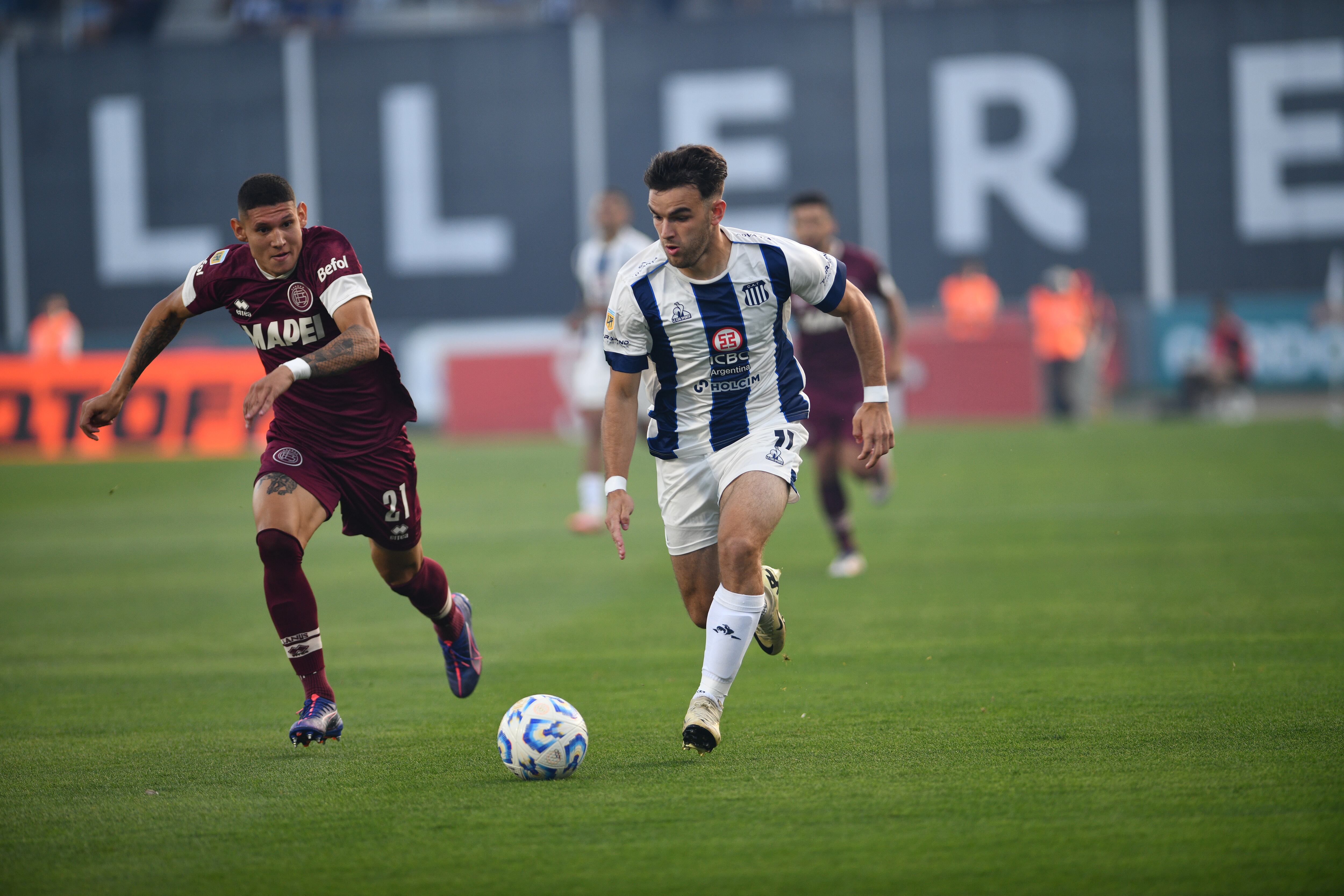 Valentín Depietri, delantero de Talleres, que se lesionó ante Lanús. (Pedro Castillo / La Voz)